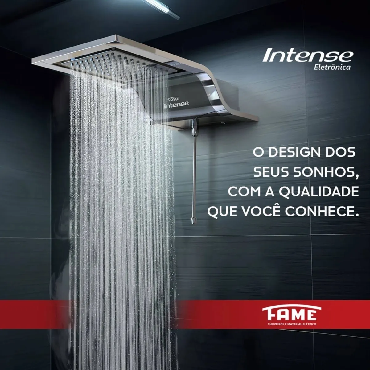 DUCHA INTENSE BLACK 220V 7800W - Imagem 2